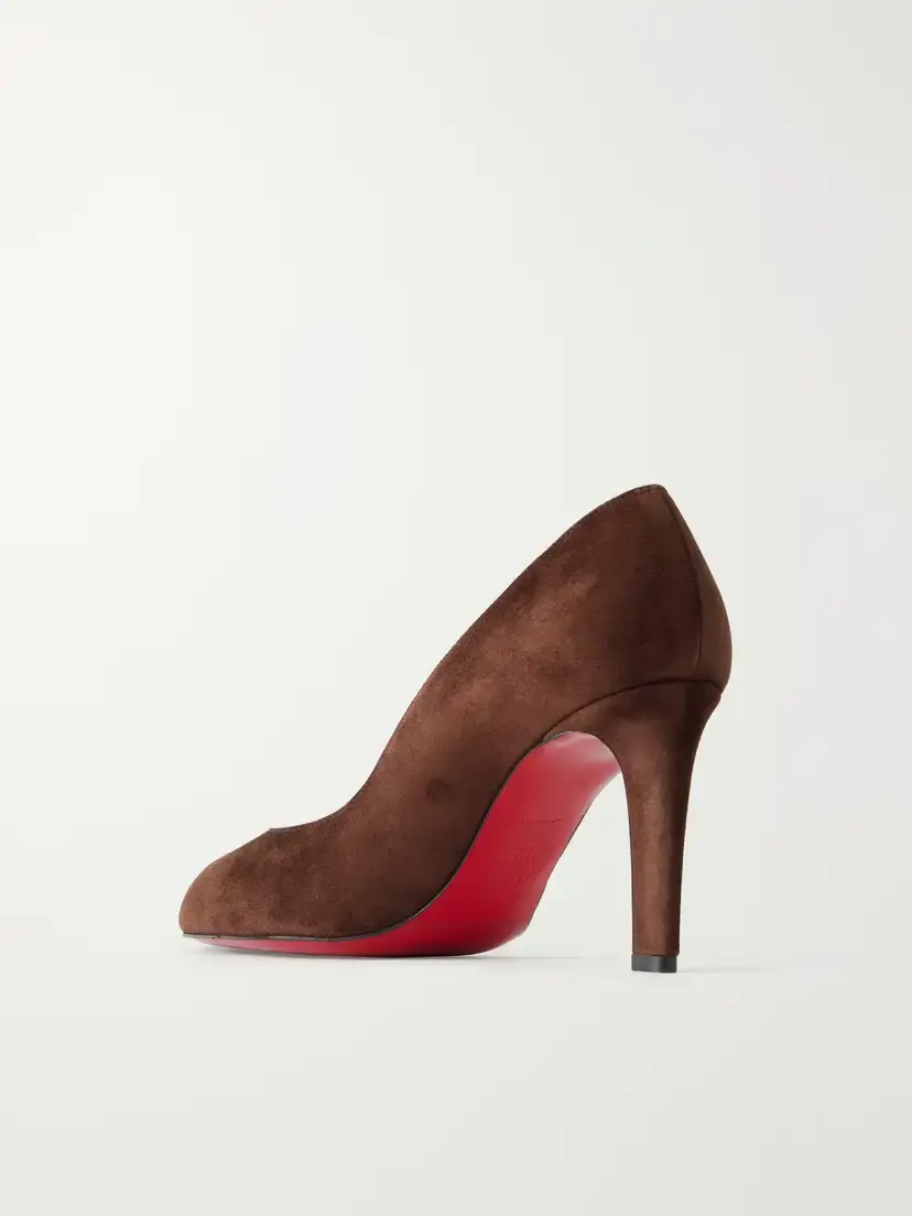 Christian Louboutin Fannylove 85 Suede Pumps | Thumbnail 3 Christian Louboutin Fannylove 85 Suede Pumps | Thumbnail 3