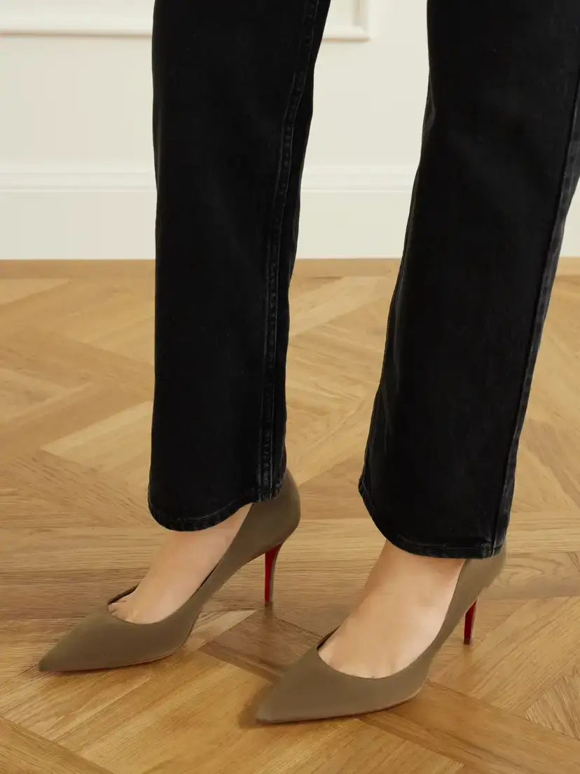 Christian Louboutin Miss Z 80 Suede Pumps | Thumbnail 2