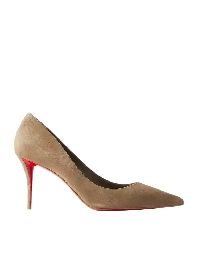 Christian Louboutin Miss Z 80 Suede Pumps