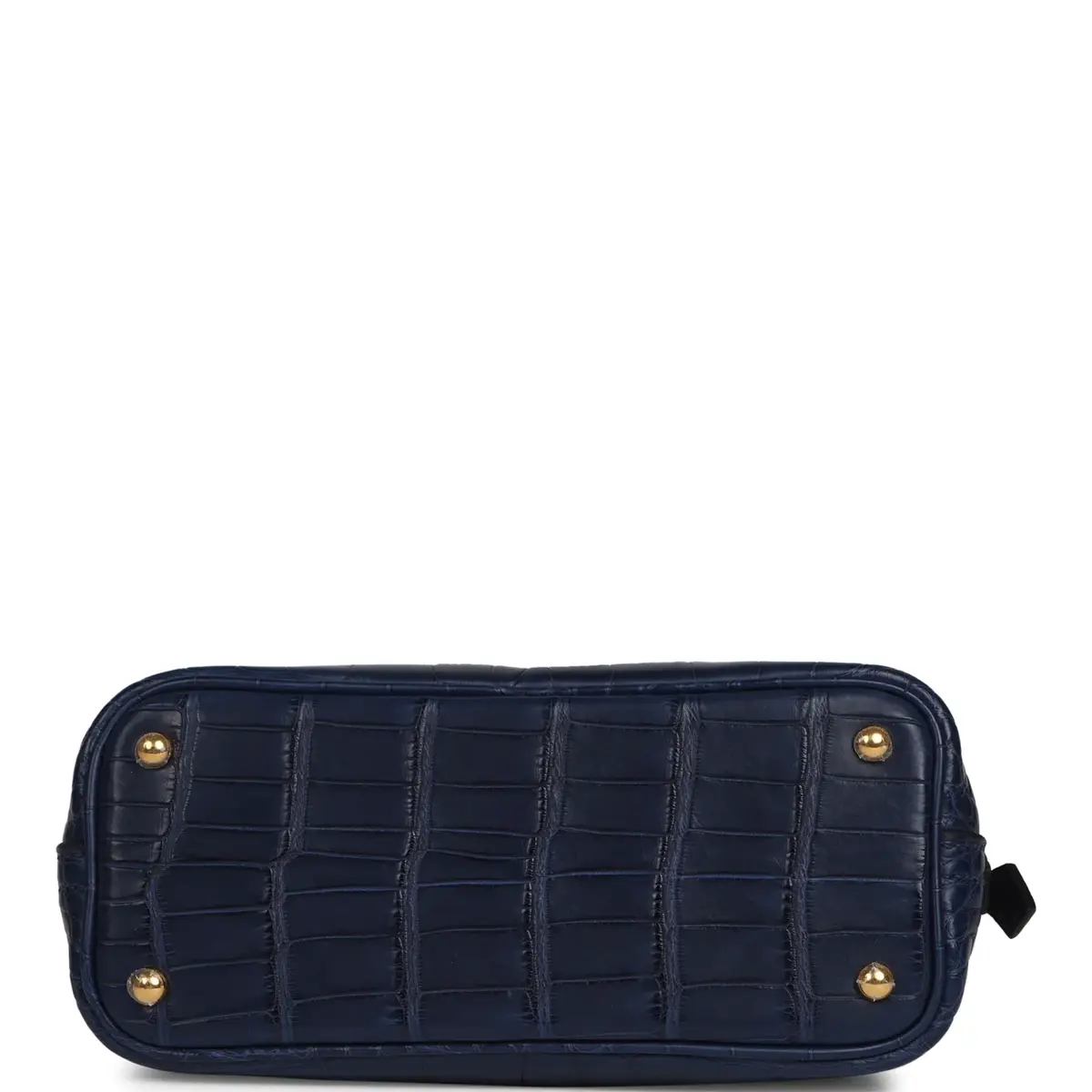 HERMÈS Hermes 1923 Bolide Mini Bleu Saphir Matte Alligator Gold Hardware | Thumbnail 6 HERMÈS Hermes 1923 Bolide Mini Bleu Saphir Matte Alligator Gold Hardware | Thumbnail 6