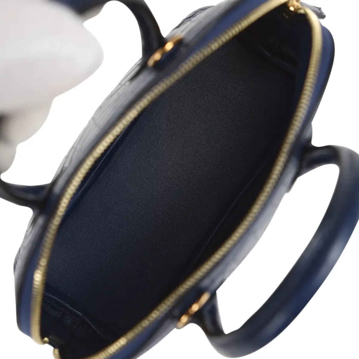 HERMÈS Hermes 1923 Bolide Mini Bleu Saphir Matte Alligator Gold Hardware | Thumbnail 8 HERMÈS Hermes 1923 Bolide Mini Bleu Saphir Matte Alligator Gold Hardware | Thumbnail 8