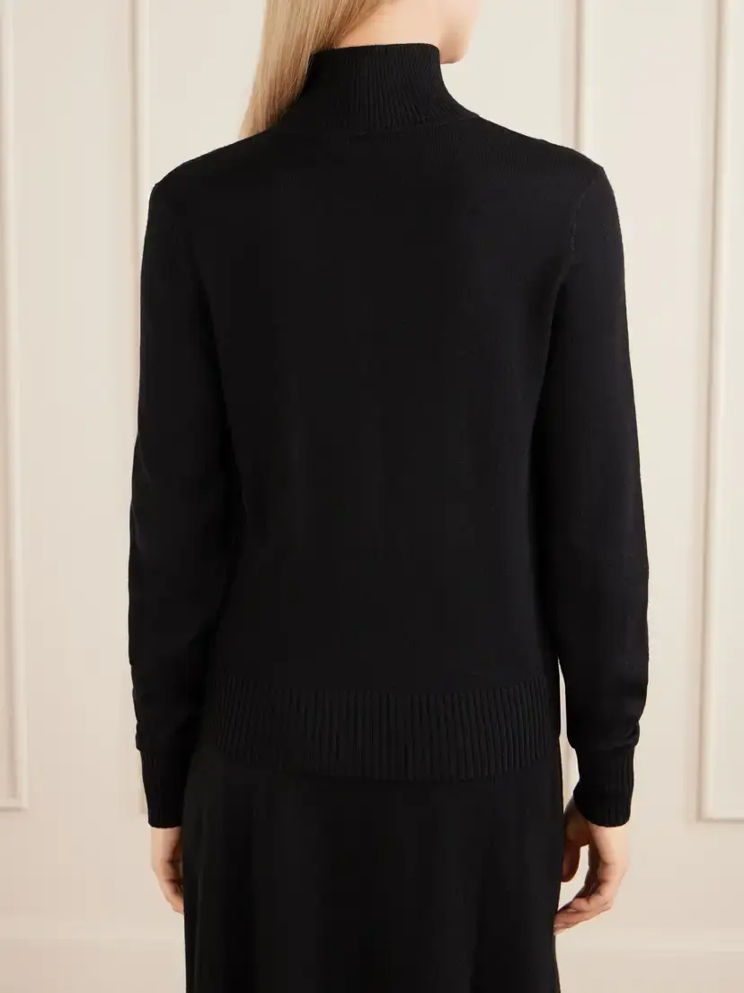 Zimmermann Valiant Lace-trimmed Wool Turtleneck Sweater | Thumbnail 4