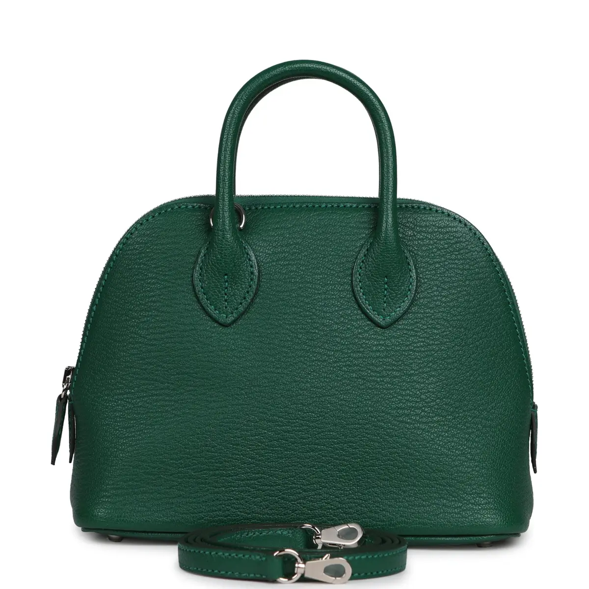 HERMÈS Hermes 1923 Bolide Mini Vert Vertigo Chevre Palladium Hardware | Image 1 HERMÈS Hermes 1923 Bolide Mini Vert Vertigo Chevre Palladium Hardware | Image 1