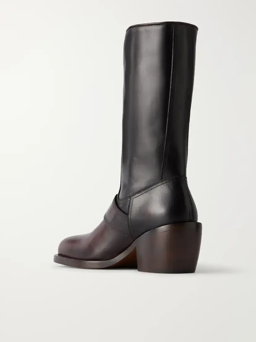 Dries Van Noten Buckle-detail Leather Knee Boots | Thumbnail 3
