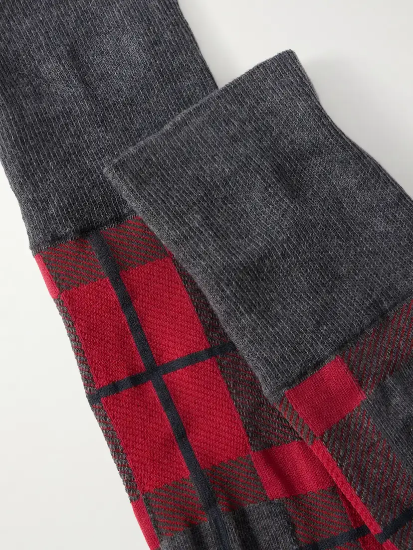 Vivienne Westwood Locharron Orb-embroidered Checked Knitted Socks | Thumbnail 2 Vivienne Westwood Locharron Orb-embroidered Checked Knitted Socks | Thumbnail 2