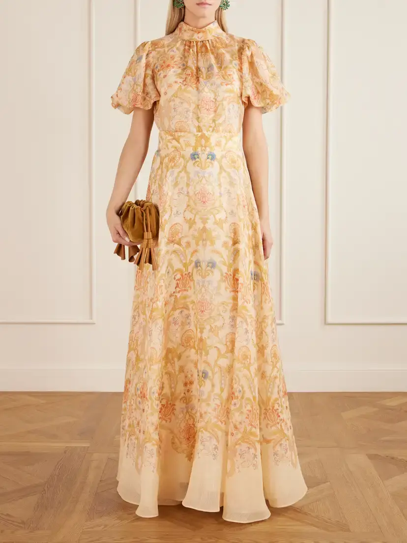 Zimmermann Valiant Bubble Linen And Silk-blend Blouse | Thumbnail 2 Zimmermann Valiant Bubble Linen And Silk-blend Blouse | Thumbnail 2