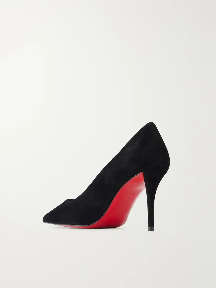 Christian Louboutin Miss Z 80 Suede Pumps | Thumbnail 3