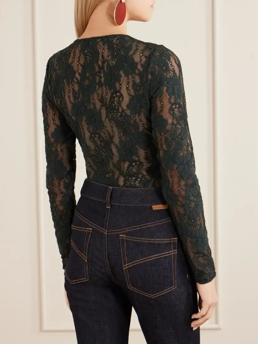 Zimmermann Lace Bodysuit | Thumbnail 3 Zimmermann Lace Bodysuit | Thumbnail 3