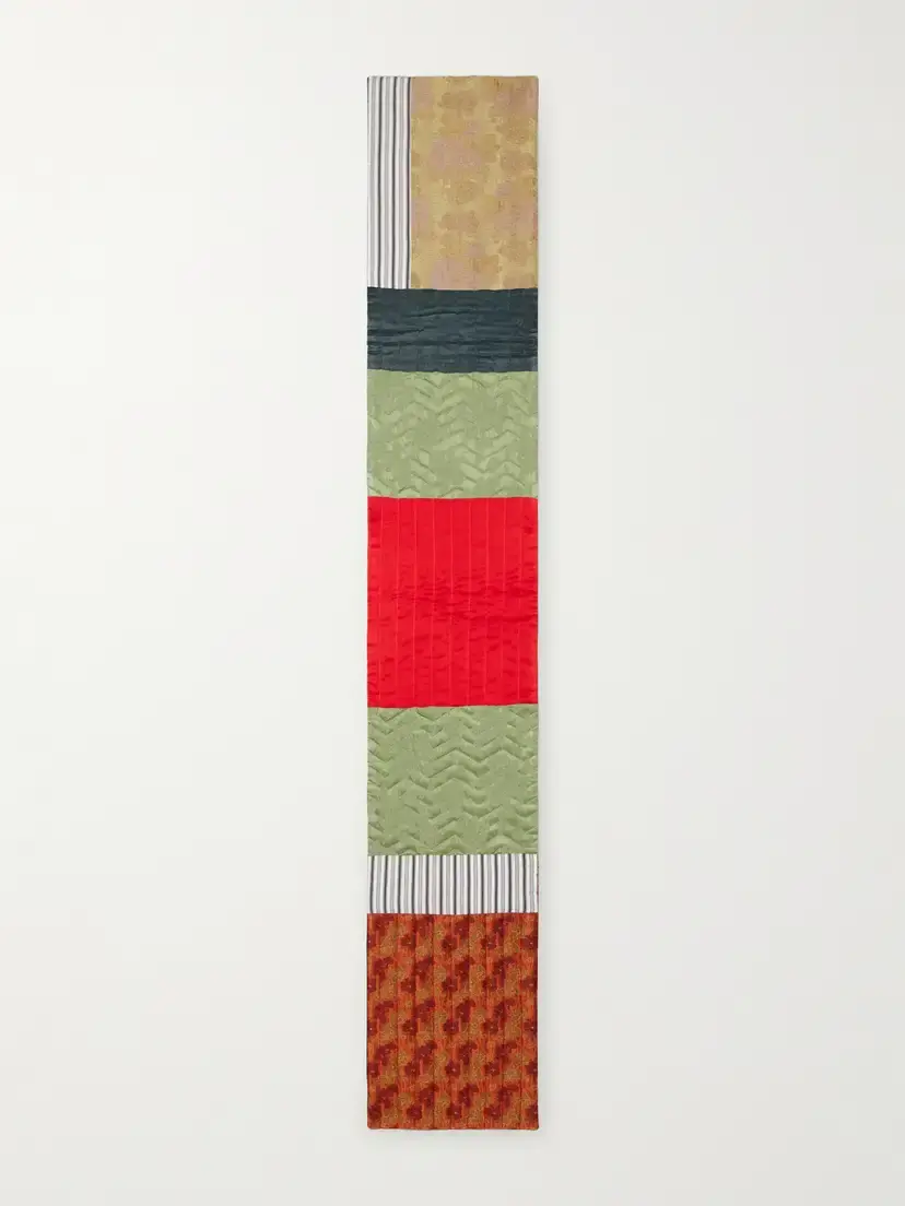 Dries Van Noten Patchwork Quilted Scarf | Thumbnail 3 Dries Van Noten Patchwork Quilted Scarf | Thumbnail 3