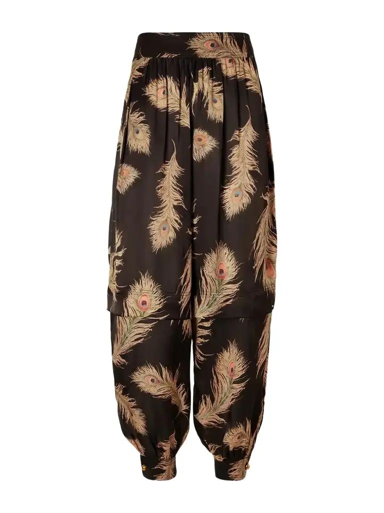 Zimmermann Valiant Harem Floral-print Silk Pants | Image 1 Zimmermann Valiant Harem Floral-print Silk Pants | Image 1