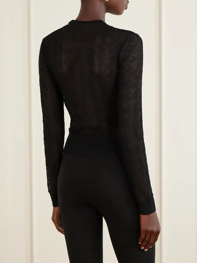 Dolce & Gabbana Crochet Sweater | Thumbnail 3