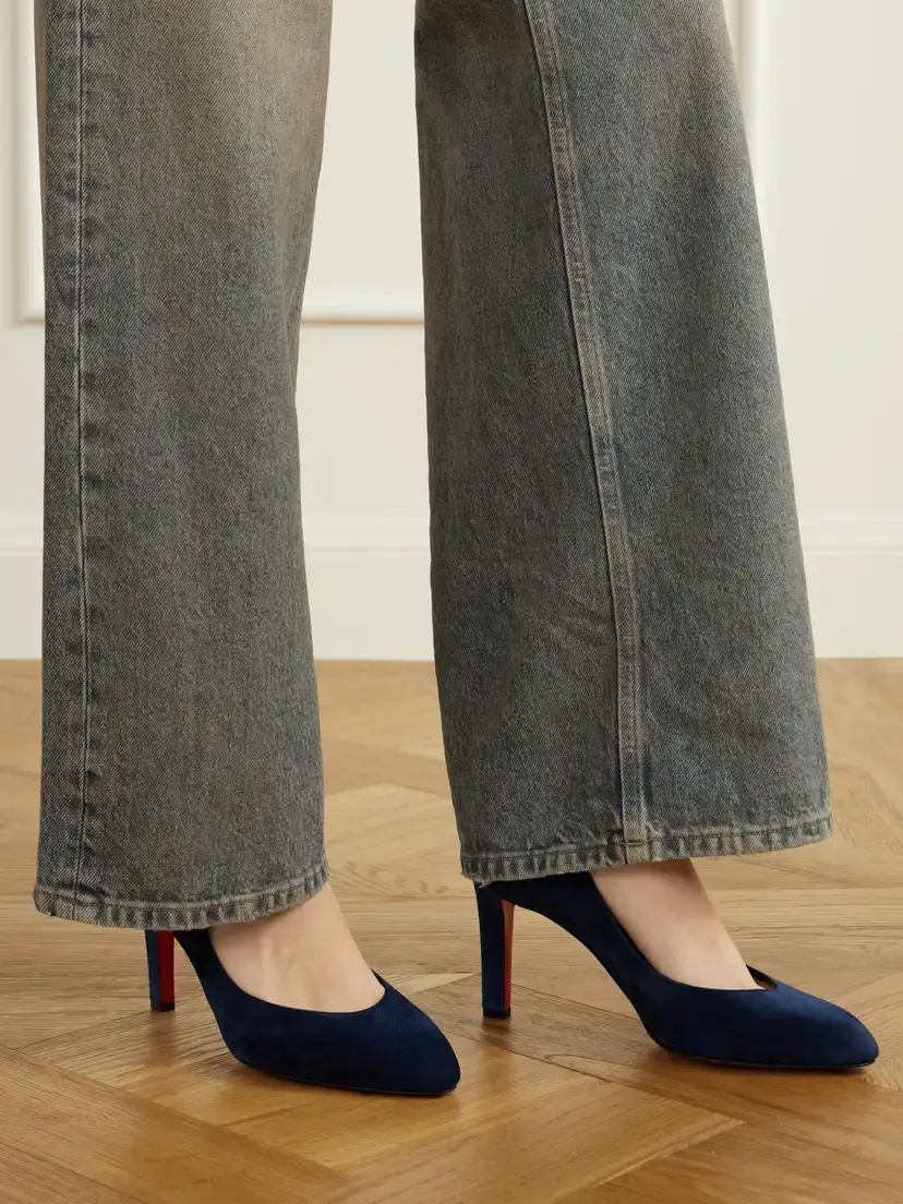 Christian Louboutin Fannylove 85 Suede Pumps | Thumbnail 2 Christian Louboutin Fannylove 85 Suede Pumps | Thumbnail 2
