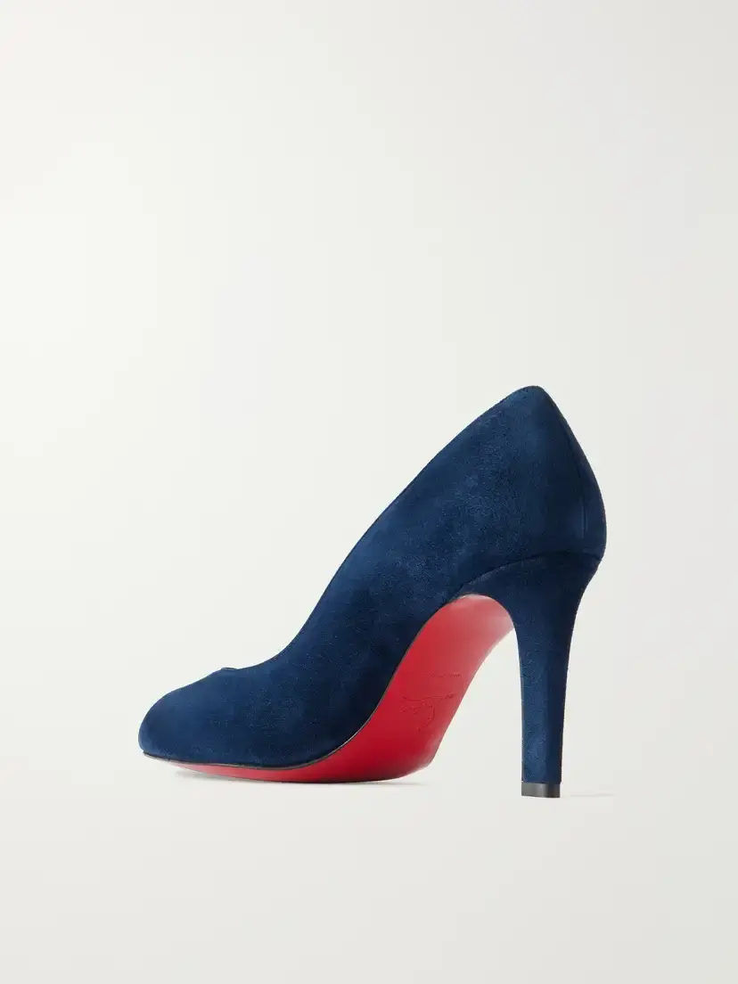 Christian Louboutin Fannylove 85 Suede Pumps | Thumbnail 3 Christian Louboutin Fannylove 85 Suede Pumps | Thumbnail 3