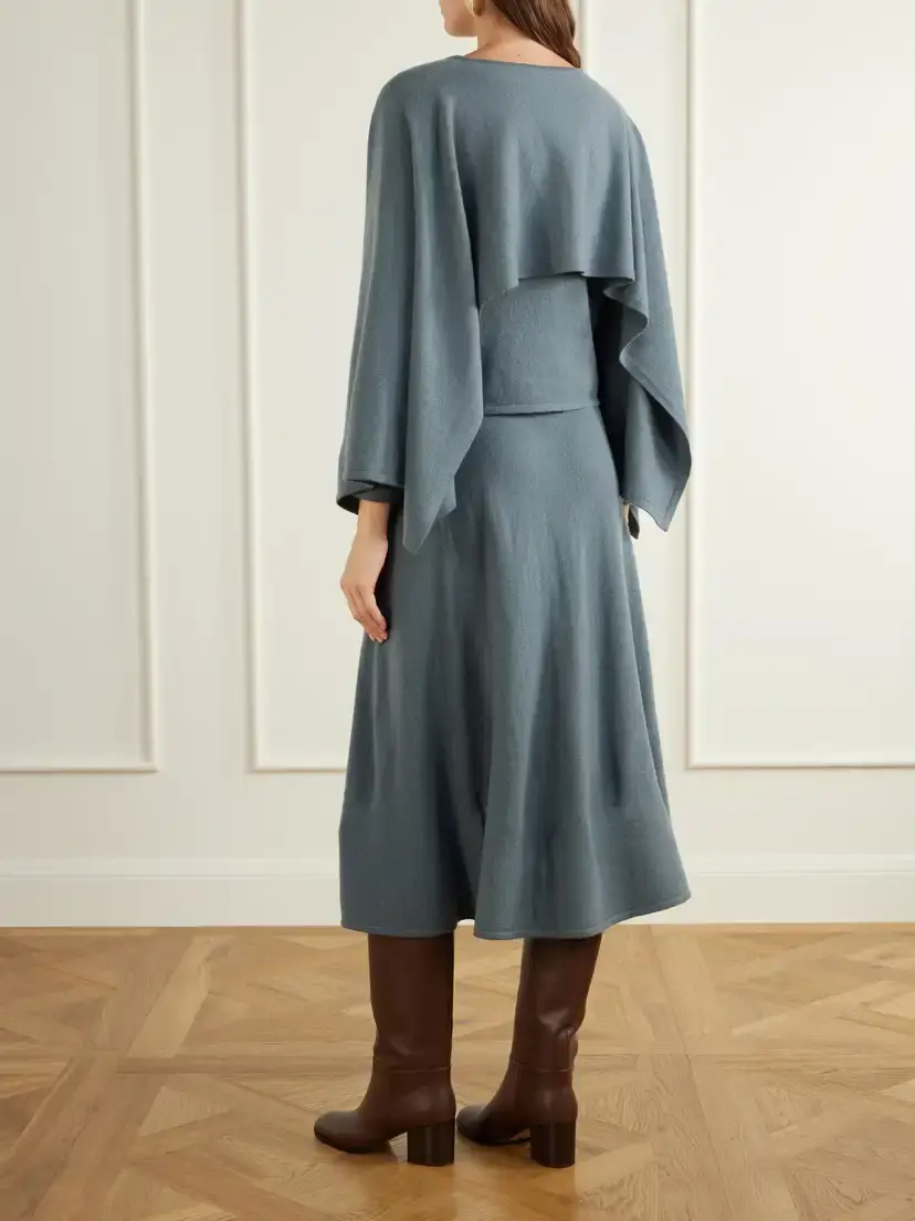Zimmermann Valiant Draped Wool And Cashmere-blend Sweater | Thumbnail 3 Zimmermann Valiant Draped Wool And Cashmere-blend Sweater | Thumbnail 3