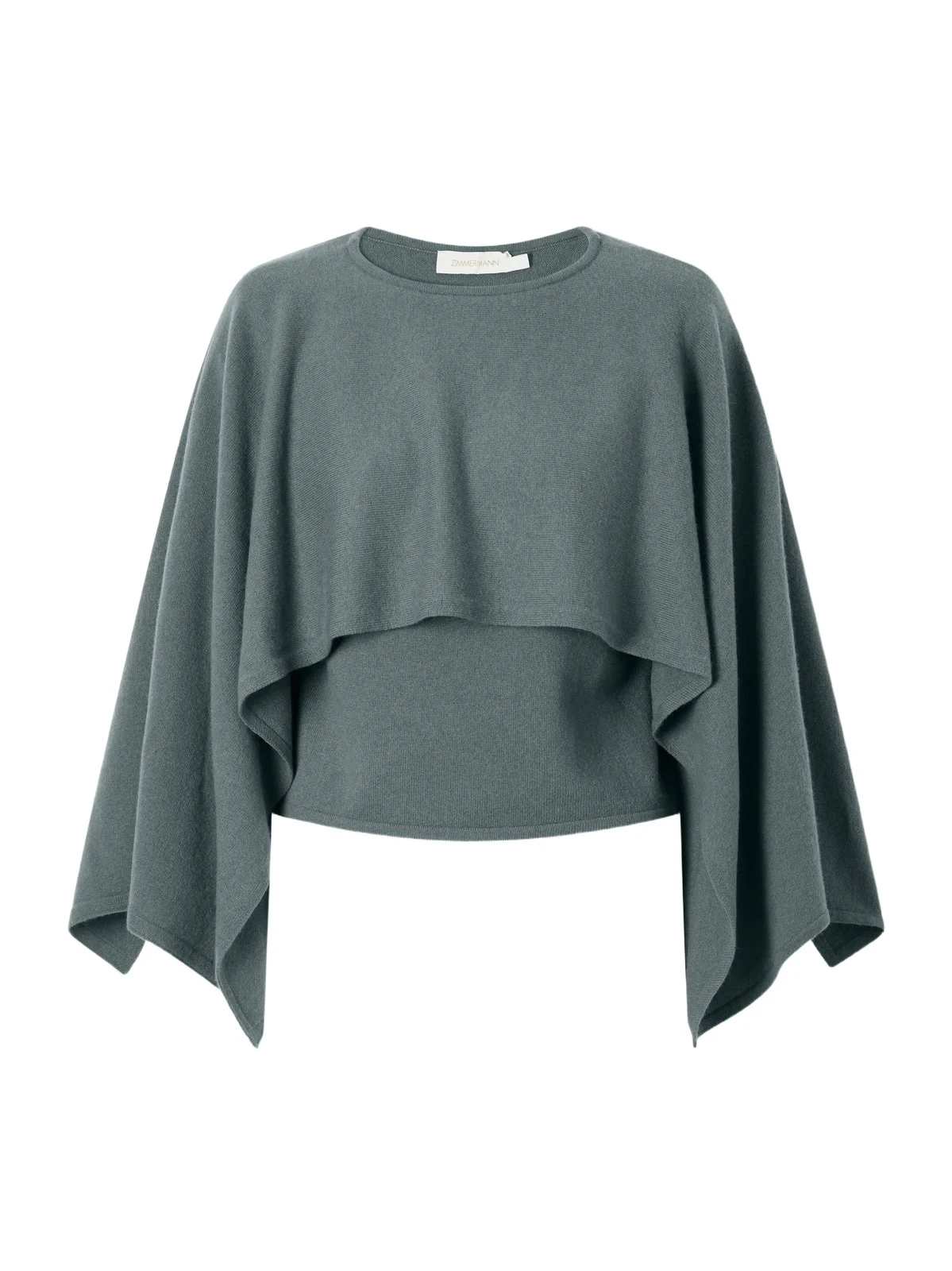 Valiant Draped Wool And Cashmere-blend Sweater - Blue Valiant Draped Wool And Cashmere-blend Sweater - Blue