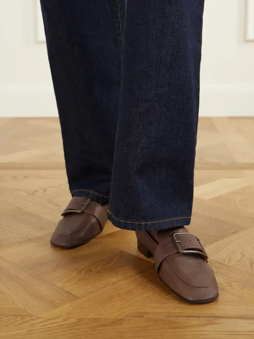 Dries Van Noten Buckle-detailed Leather Loafers | Thumbnail 2