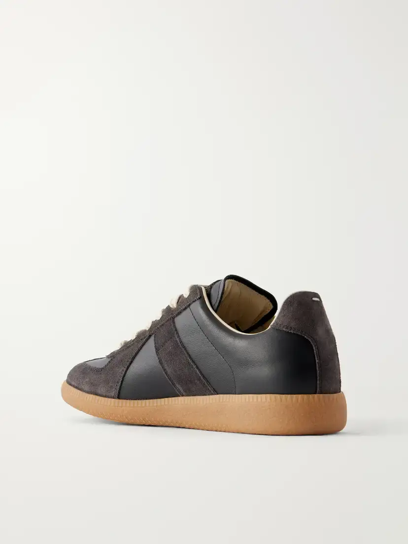 Maison Margiela Replica Suede And Leather Sneakers | Thumbnail 3 Maison Margiela Replica Suede And Leather Sneakers | Thumbnail 3