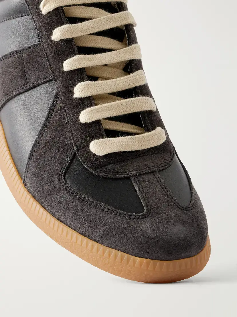 Maison Margiela Replica Suede And Leather Sneakers | Thumbnail 5 Maison Margiela Replica Suede And Leather Sneakers | Thumbnail 5