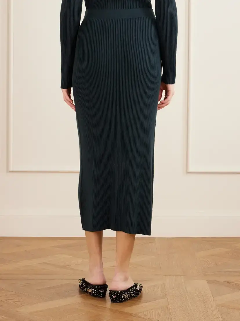 Zimmermann Valiant Knitted Wool Midi Skirt | Thumbnail 3