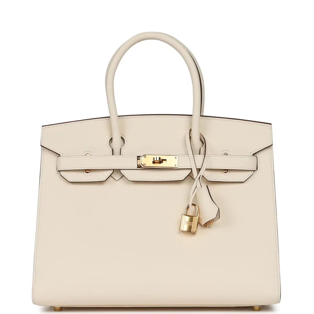 HERMÈS Hermes Birkin Sellier 30 Nata Epsom Gold Hardware | Image 1 HERMÈS Hermes Birkin Sellier 30 Nata Epsom Gold Hardware | Image 1