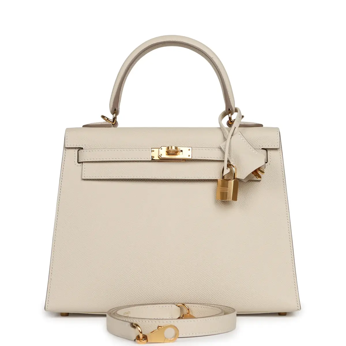 HERMÈS Hermes Kelly Sellier 25 Craie Epsom Gold Hardware | Image 1 HERMÈS Hermes Kelly Sellier 25 Craie Epsom Gold Hardware | Image 1
