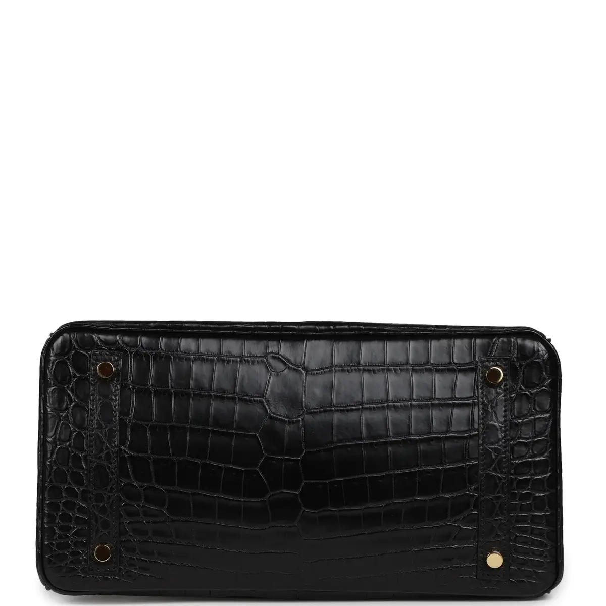 HERMÈS Pre-owned Hermes Birkin 30 Black Matte Niloticus Crocodile Gold Hardware | Thumbnail 6