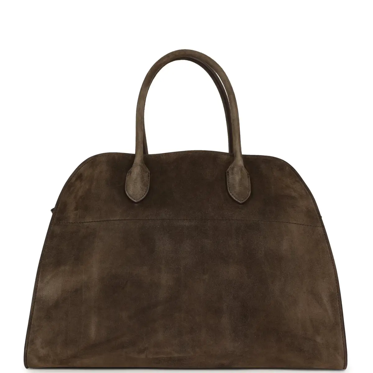 The Row The Row Soft Margaux 15 Bag Nut Brown Suede Silver Hardware | Thumbnail 5 The Row The Row Soft Margaux 15 Bag Nut Brown Suede Silver Hardware | Thumbnail 5