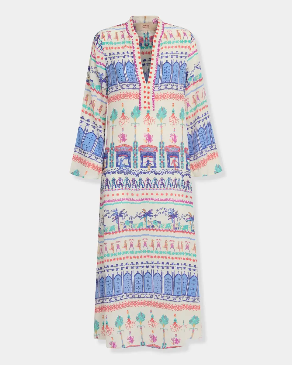 Emporio Sirenuse Jenna Caftan in Capri Proscenium Print | Thumbnail 2