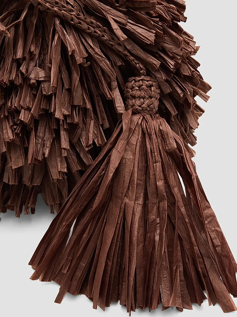 A.L.C. A. L.C. Women's Sasha Fringed Paper Yarn Crossbody Bag | Thumbnail 5 A.L.C. A. L.C. Women's Sasha Fringed Paper Yarn Crossbody Bag | Thumbnail 5
