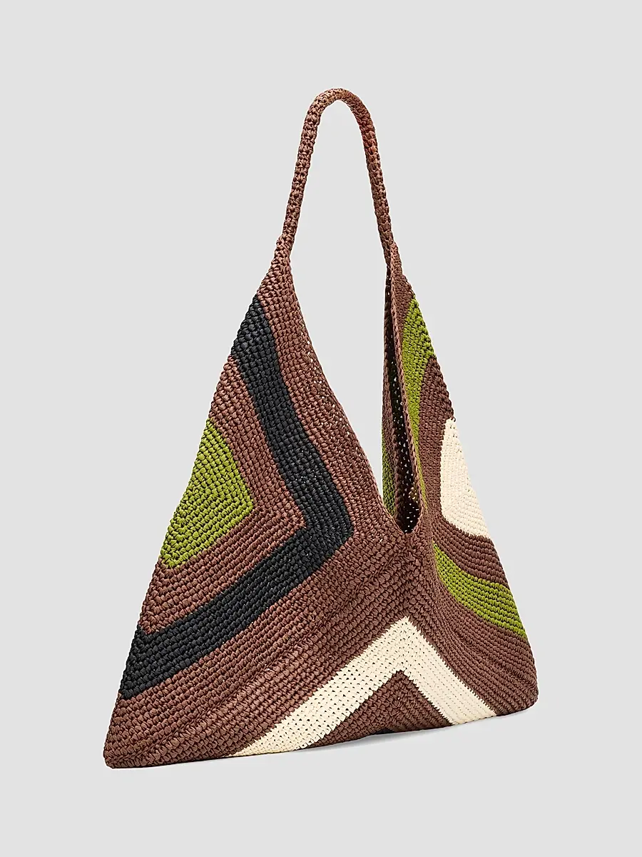 A.L.C. A. L.C. Women's Sid Woven Paper Yarn Shoulder Bag | Thumbnail 3 A.L.C. A. L.C. Women's Sid Woven Paper Yarn Shoulder Bag | Thumbnail 3