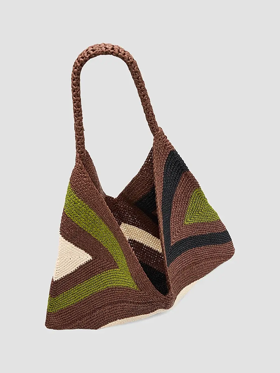 A.L.C. A. L.C. Women's Sid Woven Paper Yarn Shoulder Bag | Thumbnail 4 A.L.C. A. L.C. Women's Sid Woven Paper Yarn Shoulder Bag | Thumbnail 4