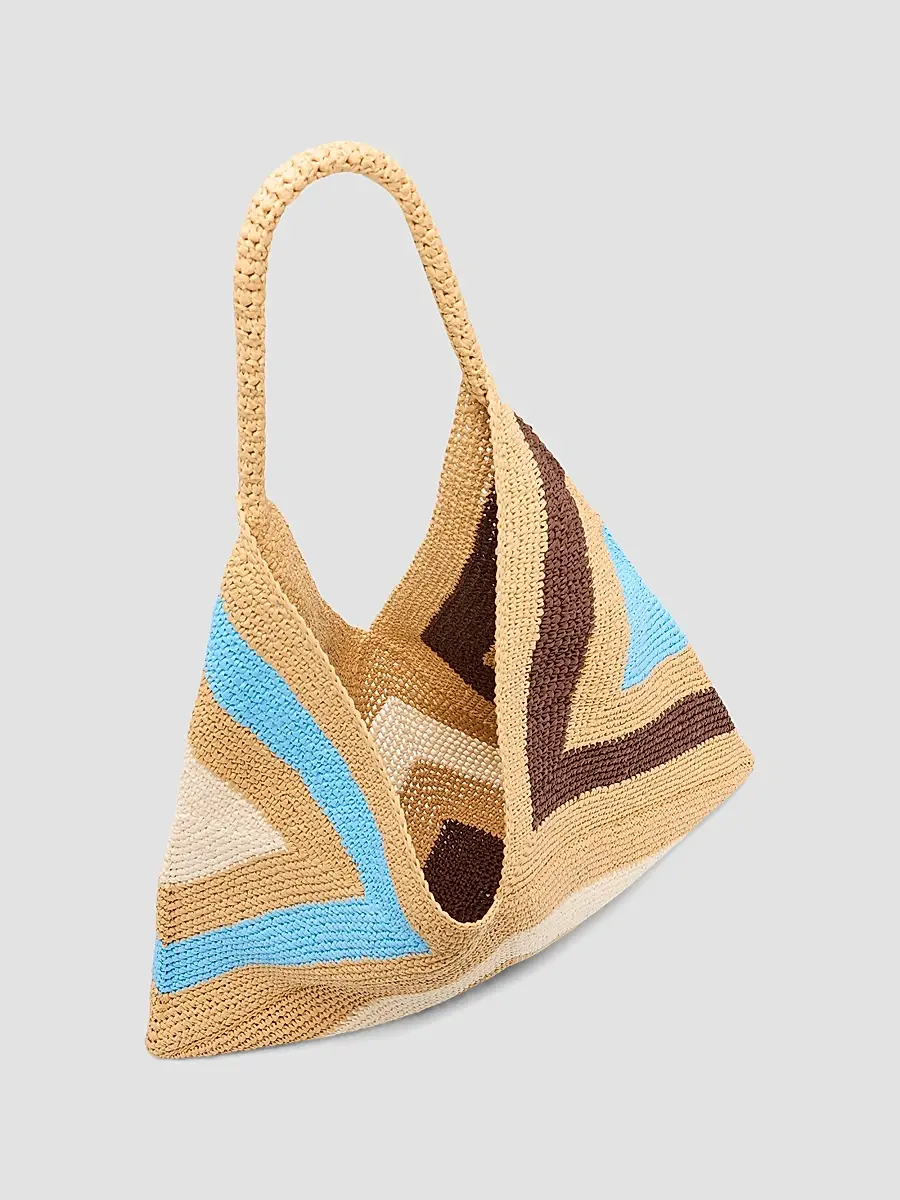 A.L.C. A. L.C. Women's Sid Woven Paper Yarn Shoulder Bag | Thumbnail 4 A.L.C. A. L.C. Women's Sid Woven Paper Yarn Shoulder Bag | Thumbnail 4