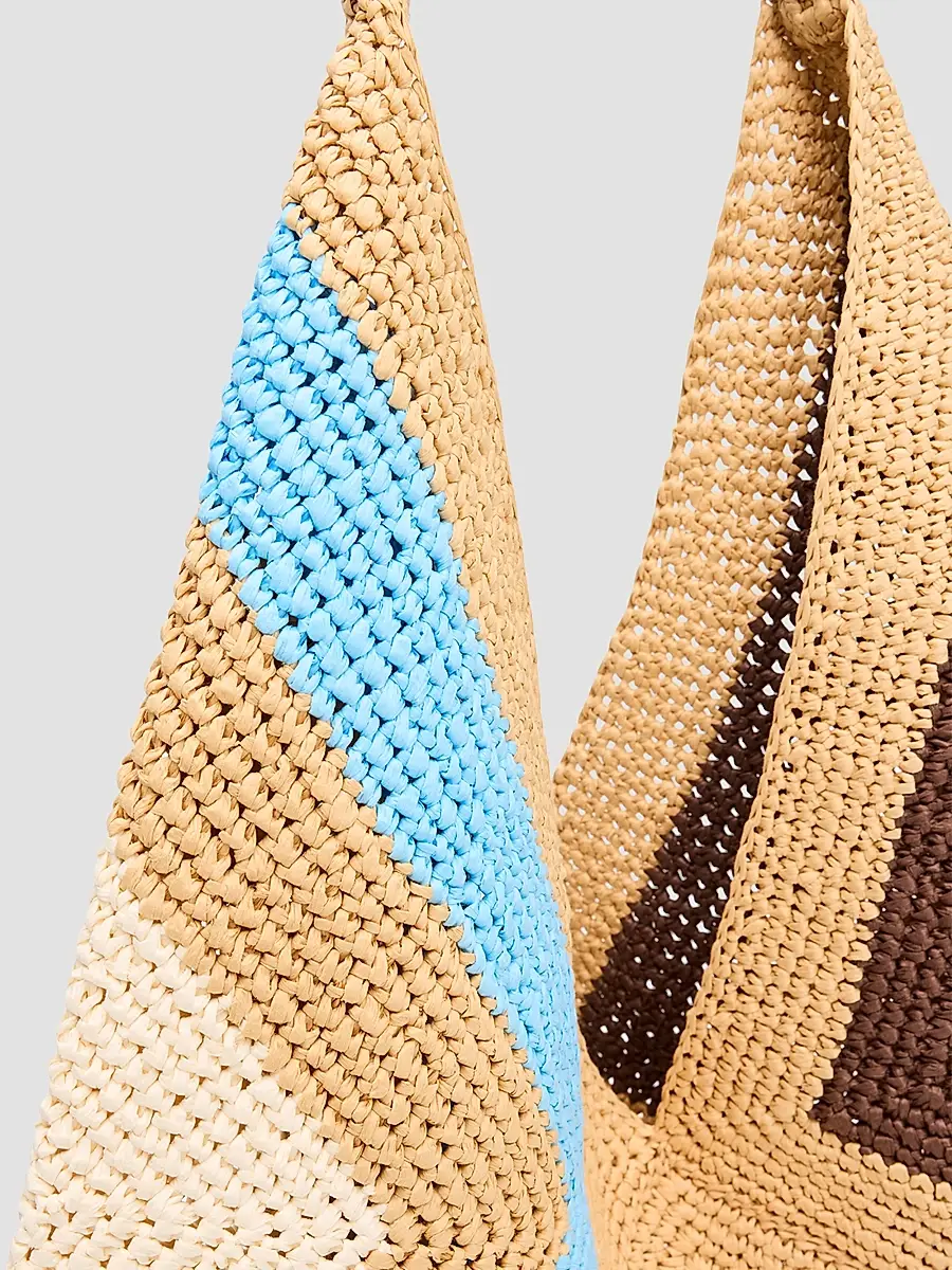 A.L.C. A. L.C. Women's Sid Woven Paper Yarn Shoulder Bag | Thumbnail 5 A.L.C. A. L.C. Women's Sid Woven Paper Yarn Shoulder Bag | Thumbnail 5