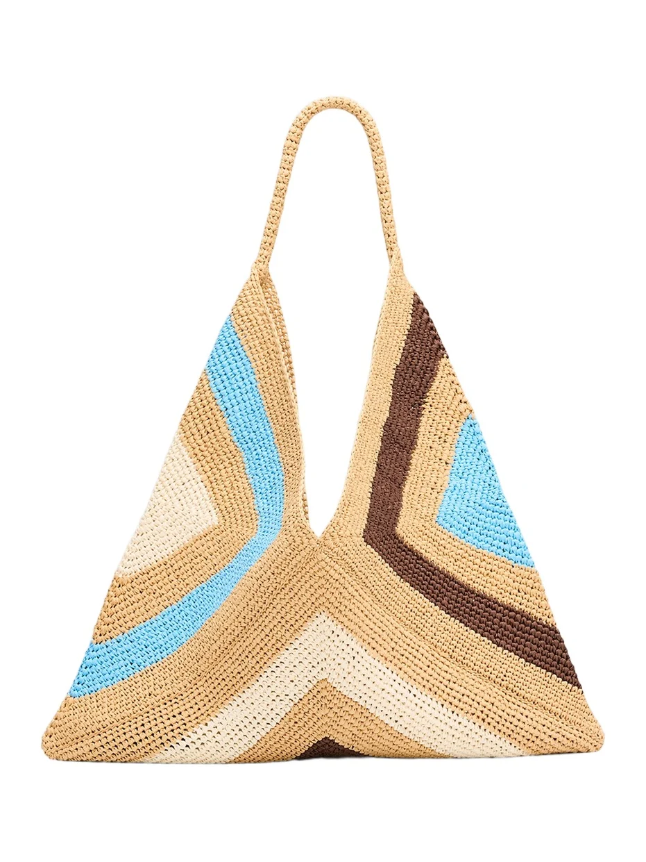 A. L.C. Women's Sid Woven Paper Yarn Shoulder Bag A. L.C. Women's Sid Woven Paper Yarn Shoulder Bag