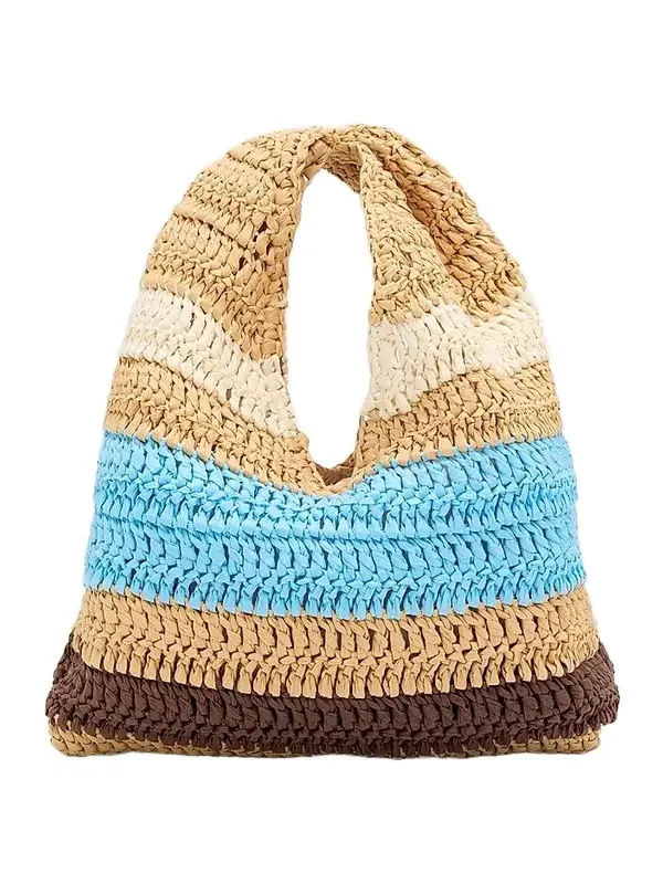 A. L.C. Women's Simone Striped Top Handle Bag
