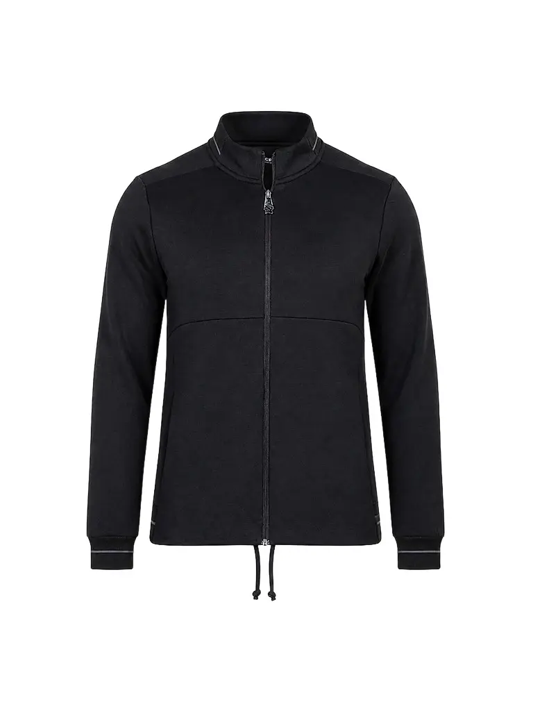 Maceoo Men's Marthyr Zip Sweater - Black | Image 1 Maceoo Men's Marthyr Zip Sweater - Black | Image 1