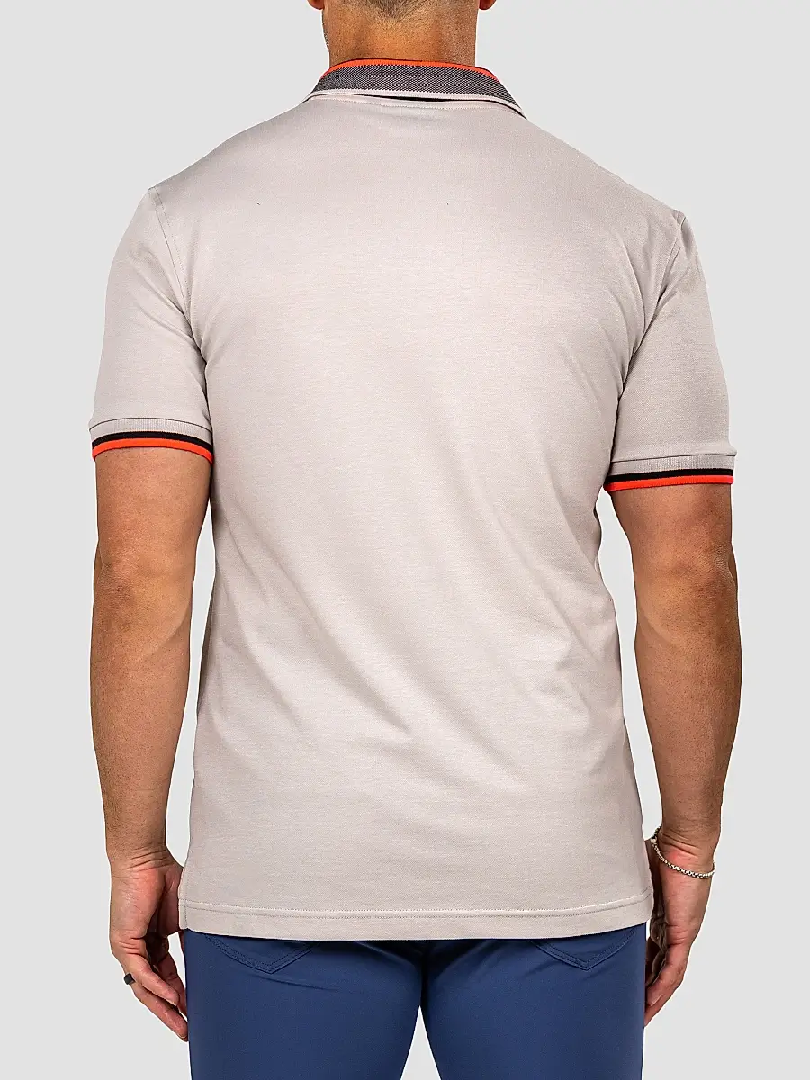 Maceoo Men's Tip Patch Polo Shirt | Thumbnail 8 Maceoo Men's Tip Patch Polo Shirt | Thumbnail 8