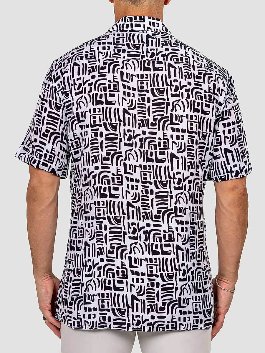 Maceoo Men's Apachi Marthyr Geo Shirt | Thumbnail 7