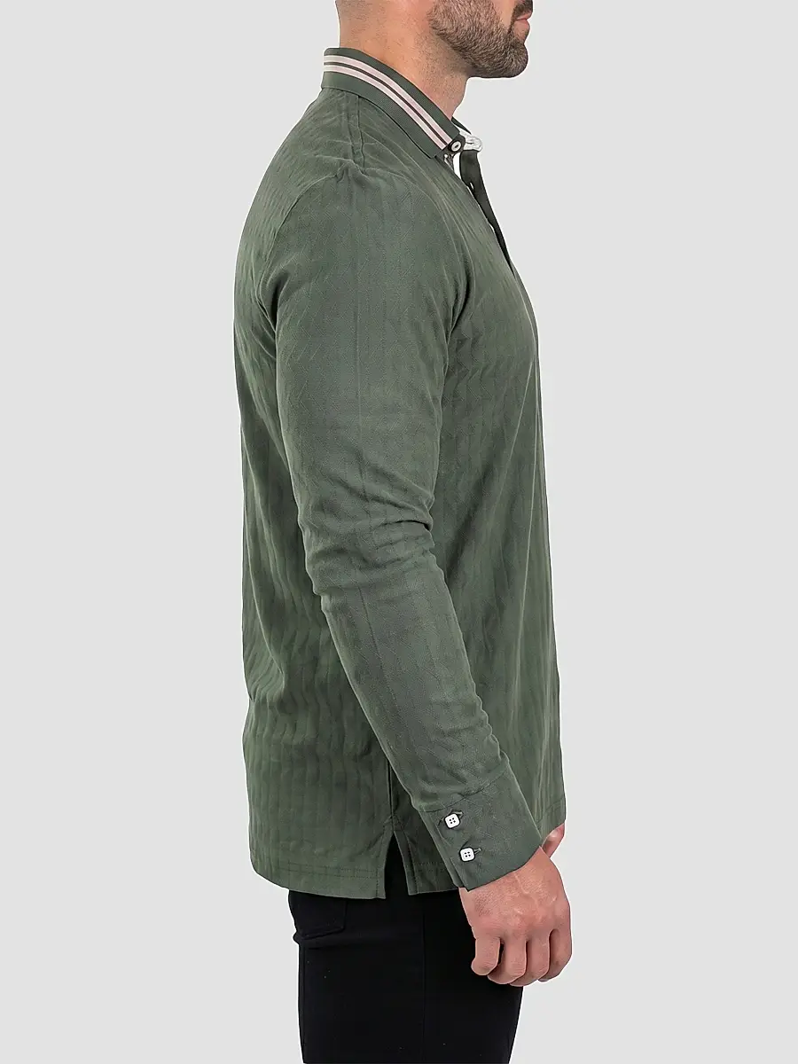 Maceoo Men's Knit Polo Shirt | Thumbnail 3 Maceoo Men's Knit Polo Shirt | Thumbnail 3