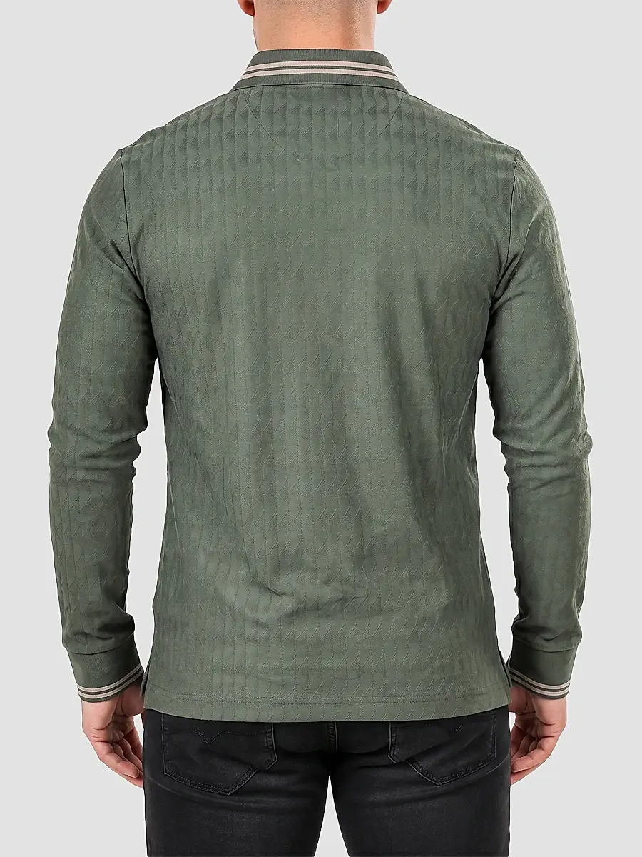 Maceoo Men's Knit Polo Shirt | Thumbnail 4 Maceoo Men's Knit Polo Shirt | Thumbnail 4