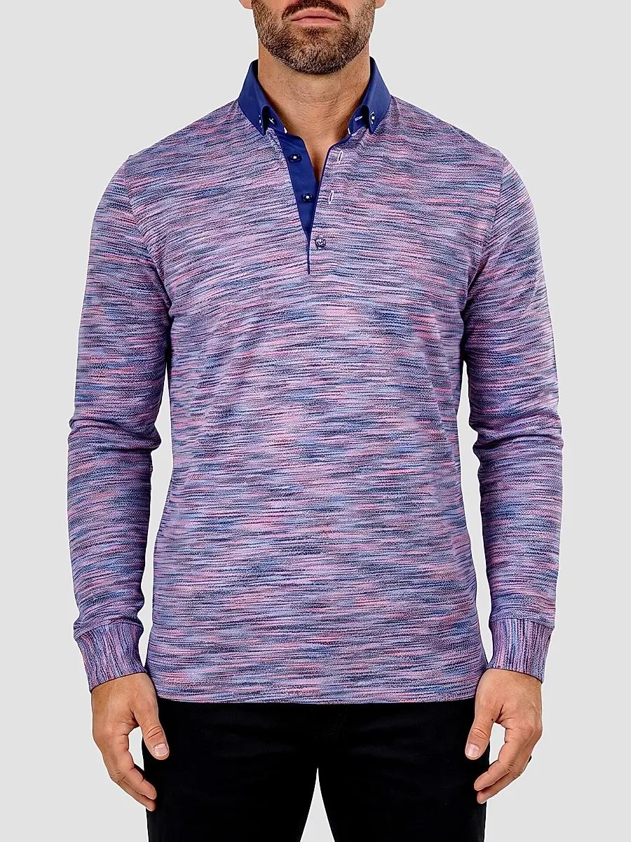 Maceoo Men's Newton Knit Polo Shirt | Thumbnail 2 Maceoo Men's Newton Knit Polo Shirt | Thumbnail 2