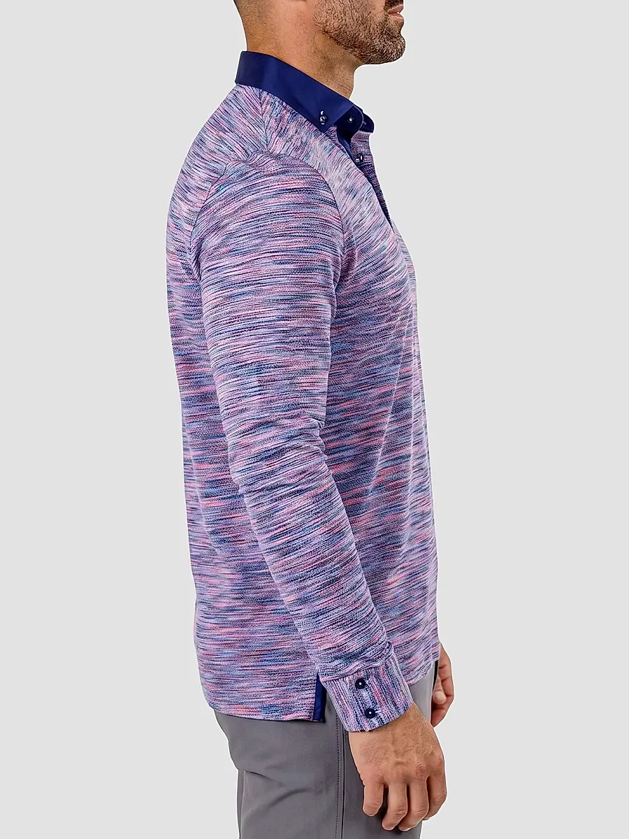 Maceoo Men's Newton Knit Polo Shirt | Thumbnail 3 Maceoo Men's Newton Knit Polo Shirt | Thumbnail 3