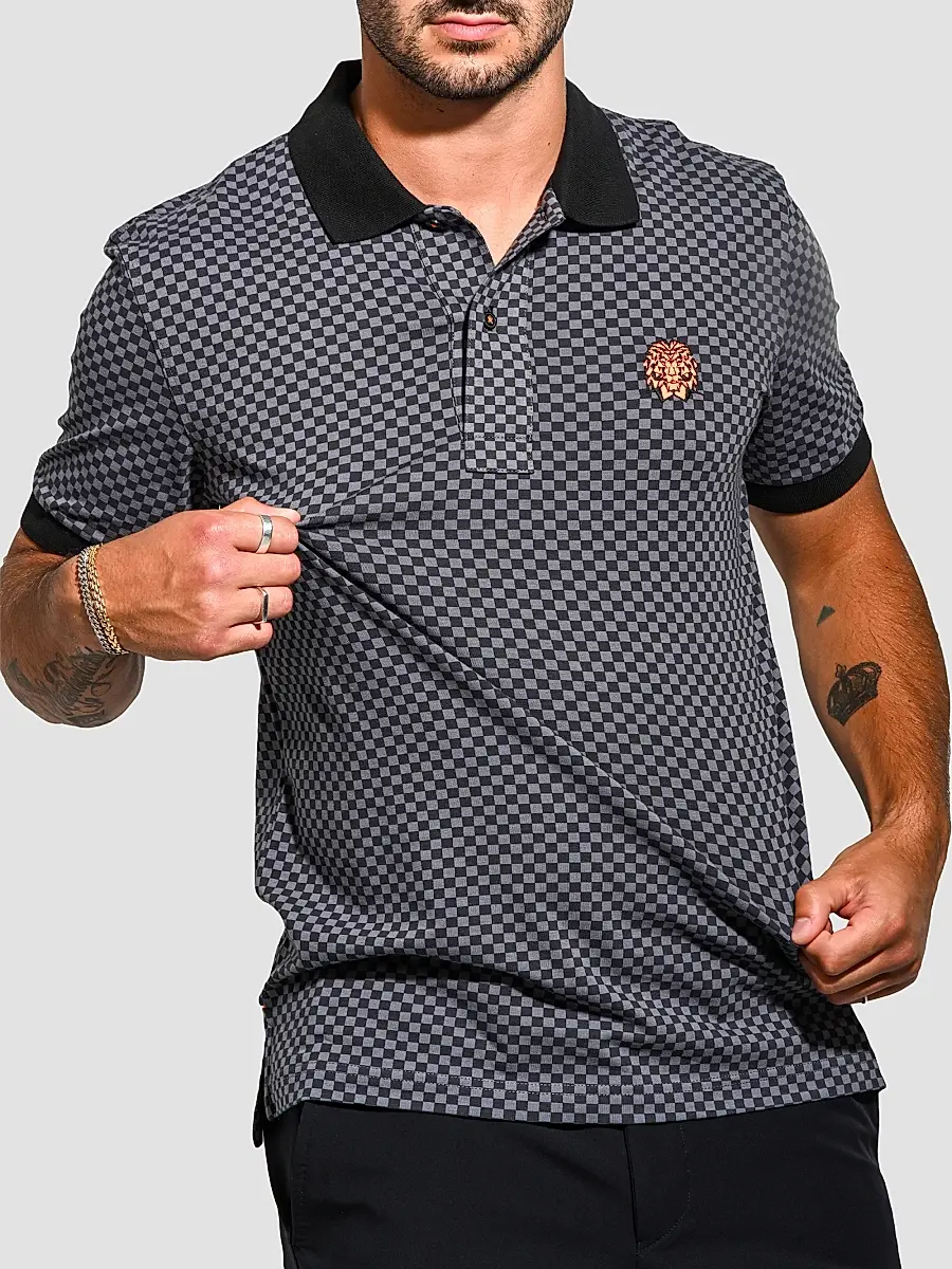 Maceoo Men's Mozart Square Tip Polo Shirt | Thumbnail 3 Maceoo Men's Mozart Square Tip Polo Shirt | Thumbnail 3