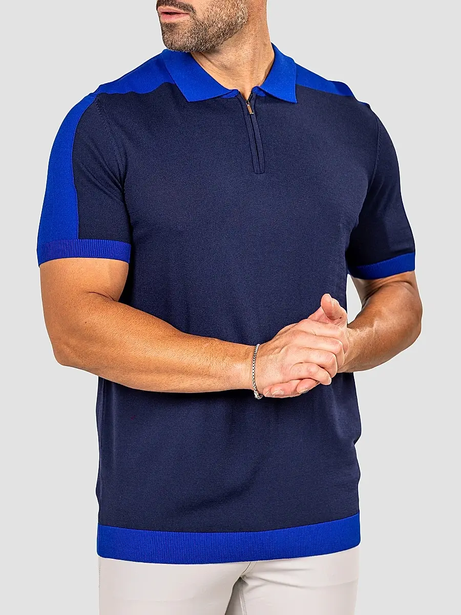 Maceoo Men's Knitted Marthyr Zip Sweater | Thumbnail 6