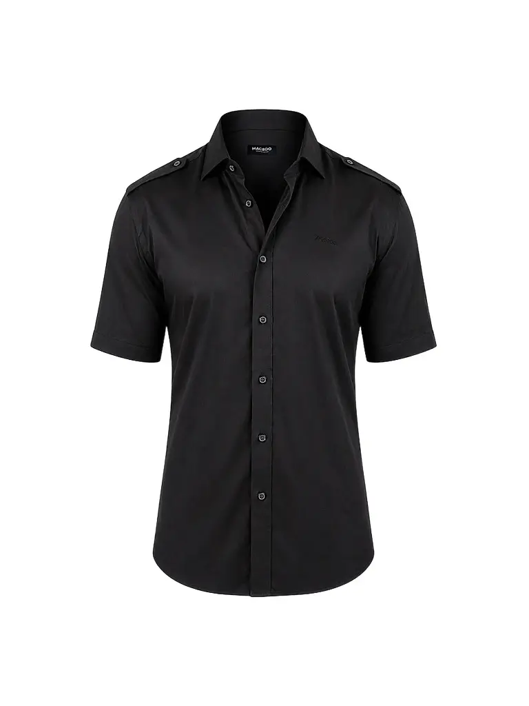 Maceoo Men's Munich Resistance Shirt - Black | Image 1 Maceoo Men's Munich Resistance Shirt - Black | Image 1