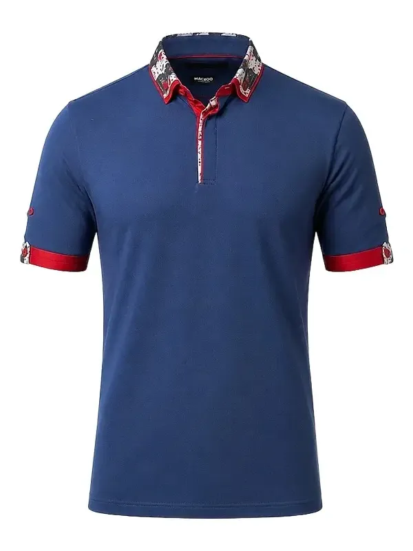 Men's Mozart Solid Guilty Polo Shirt Men's Mozart Solid Guilty Polo Shirt