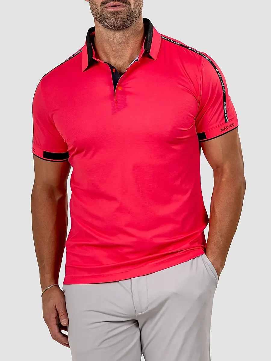 Maceoo Men's Knit Ascension Polo Shirt | Thumbnail 2 Maceoo Men's Knit Ascension Polo Shirt | Thumbnail 2