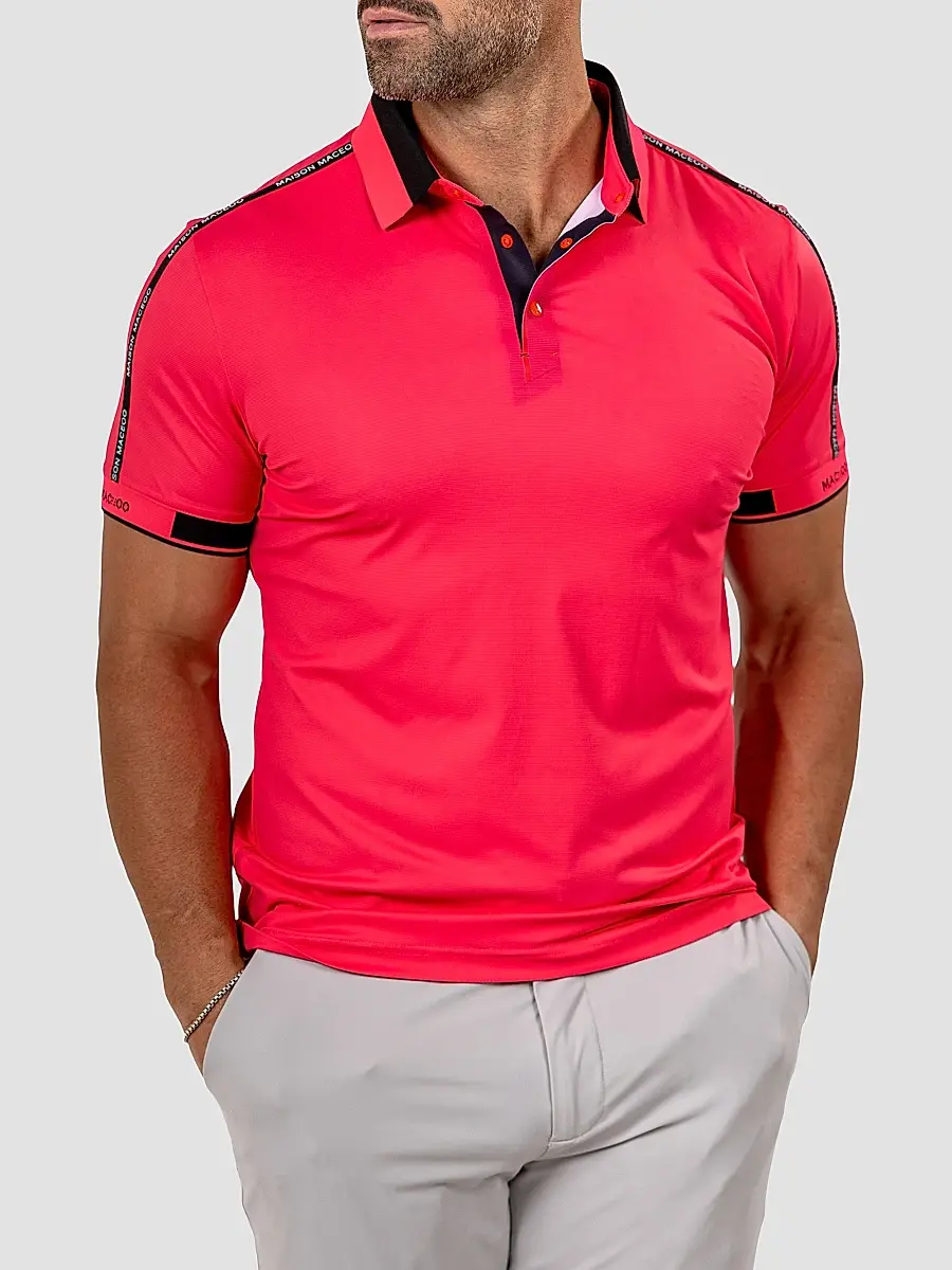 Maceoo Men's Knit Ascension Polo Shirt | Thumbnail 4 Maceoo Men's Knit Ascension Polo Shirt | Thumbnail 4