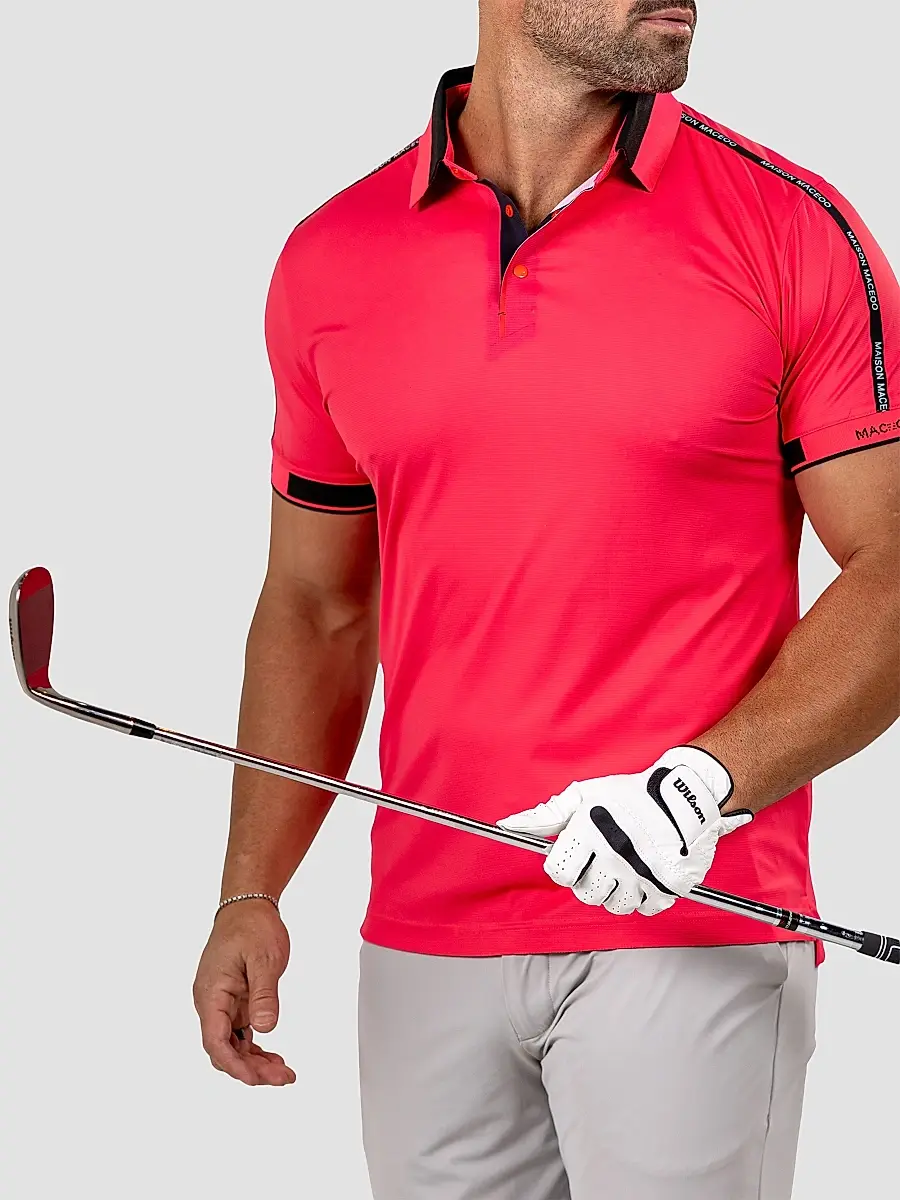 Maceoo Men's Knit Ascension Polo Shirt | Thumbnail 6 Maceoo Men's Knit Ascension Polo Shirt | Thumbnail 6