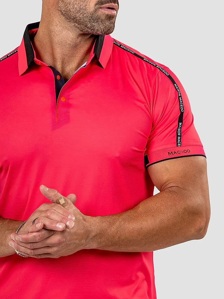Maceoo Men's Knit Ascension Polo Shirt | Thumbnail 8 Maceoo Men's Knit Ascension Polo Shirt | Thumbnail 8